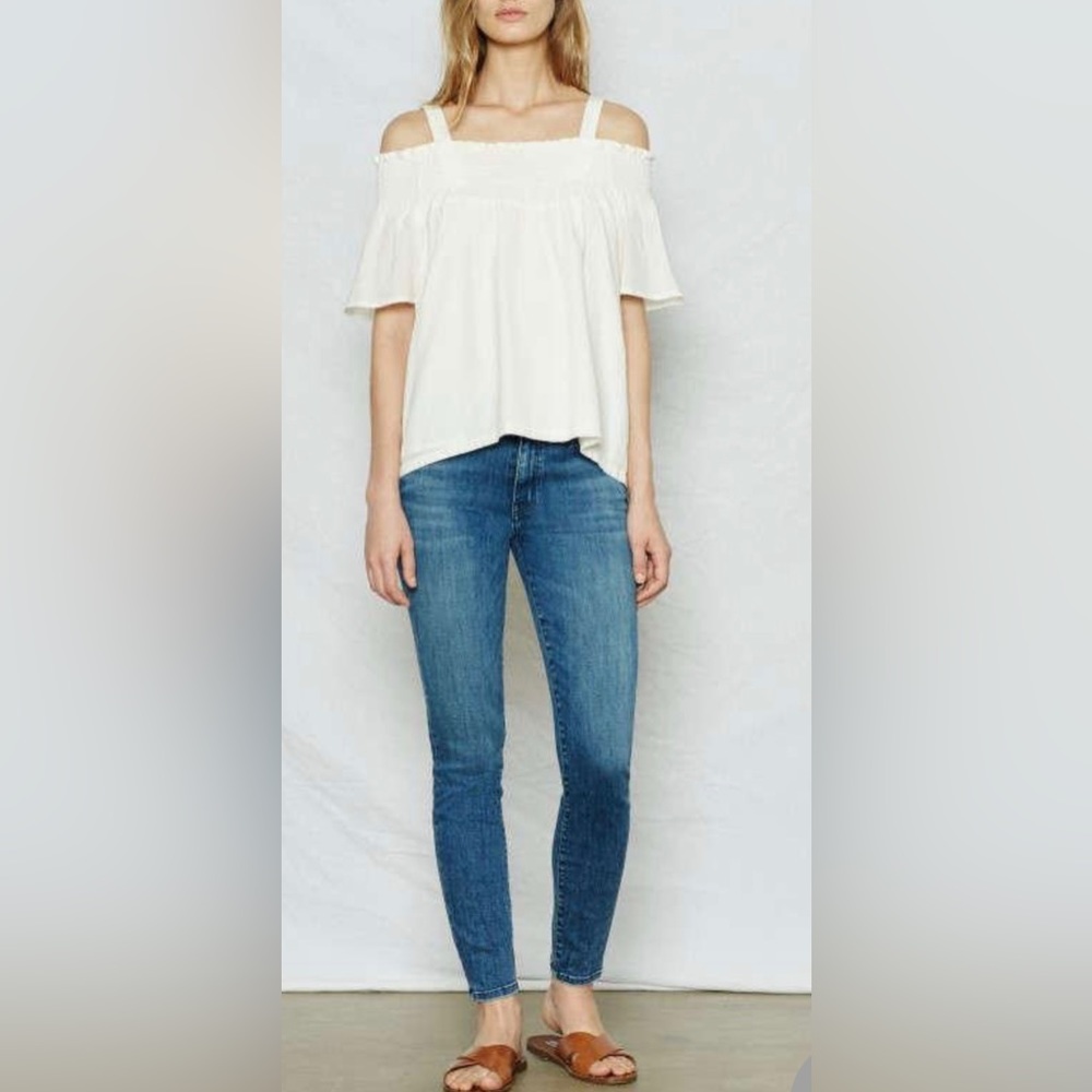 Revolve x Current Elliott Madeline Off Shoulder Top